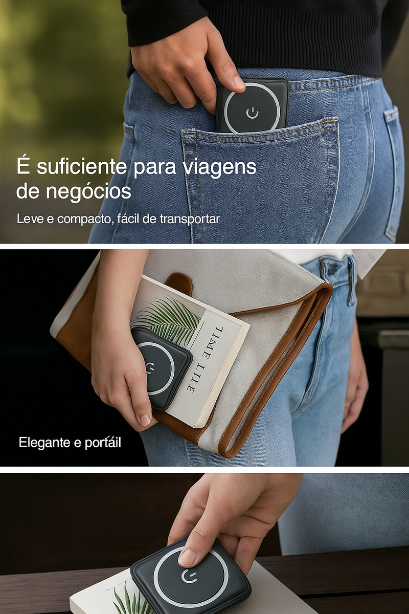 FlexCharge 100 – Estação 3 em 1 Dobrável