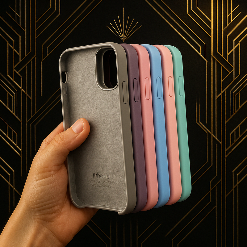 Capinha Premium Silicone Apple