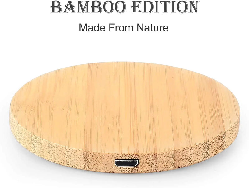Bamboo Wood 15W Wireless