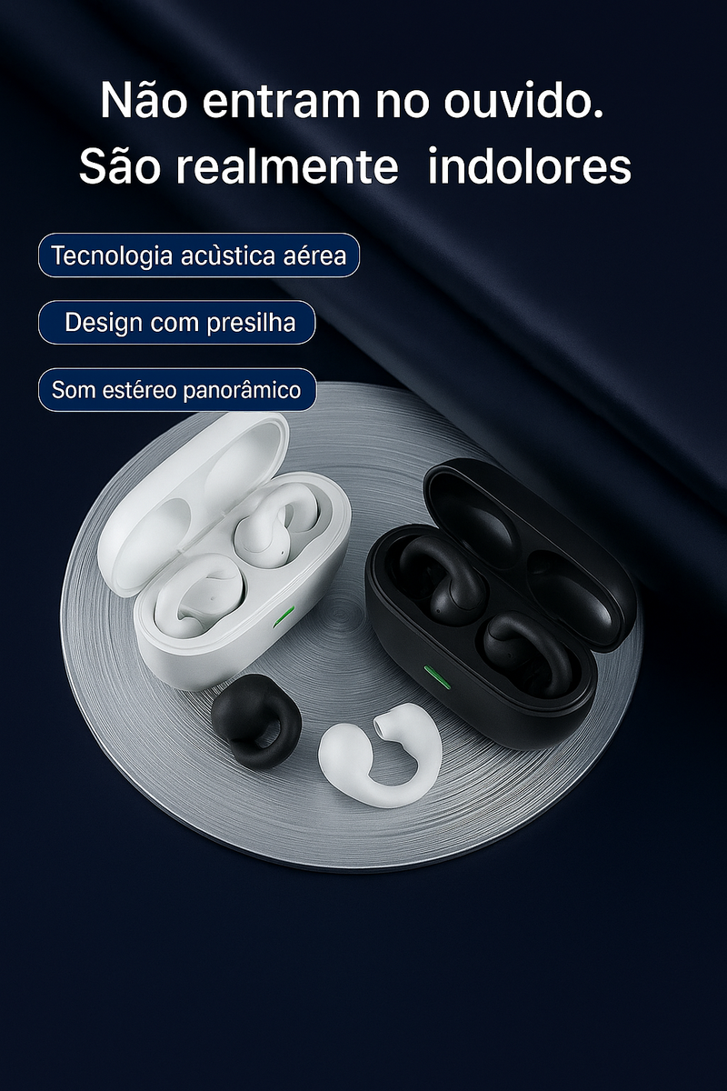 Fone de Ouvido T75 Condução Óssea