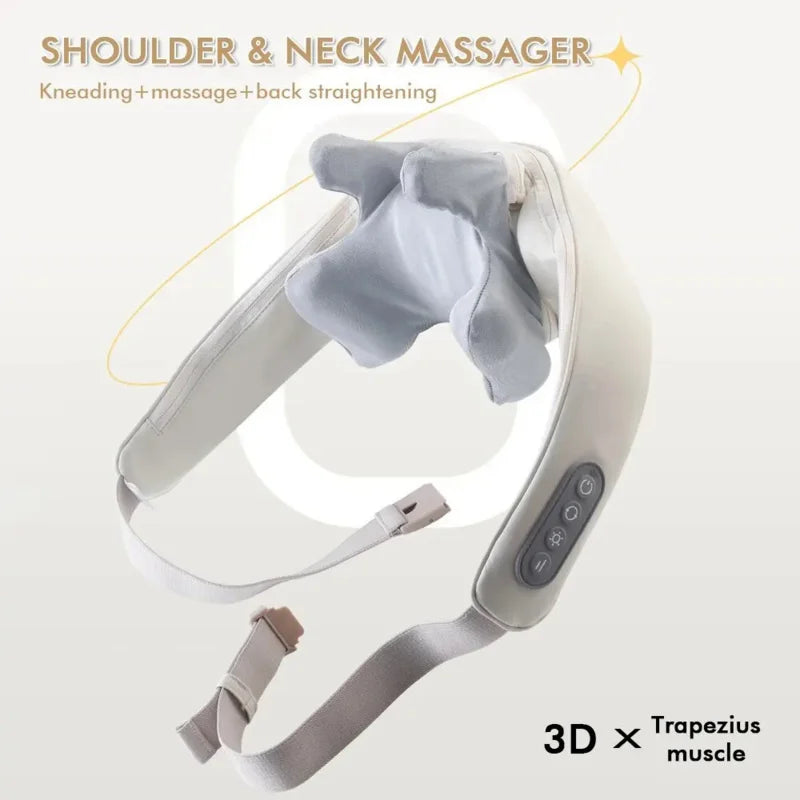 Massageador sem fio para pescoço