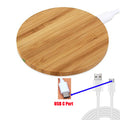 Bamboo Wood 15W Wireless
