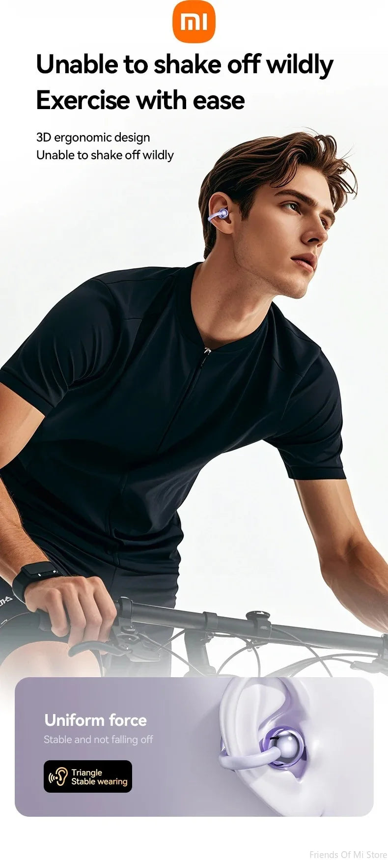 Fones Xiaomi Open-Ear Clip