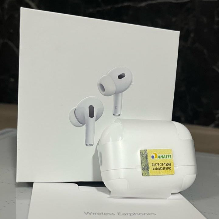 AirPods Pro 2ª Geração Tipo Apple – Qualidade e Som Imersivo | Bluetooth e Cancelamento de Ruído