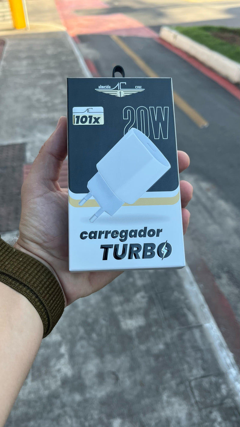 Carregador turbo de 20W de potência